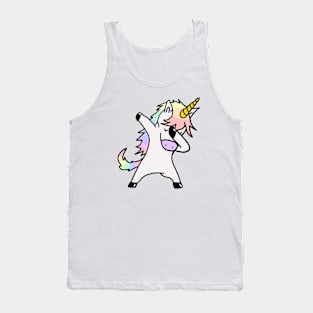 Dabbing Unicorn Tank Top